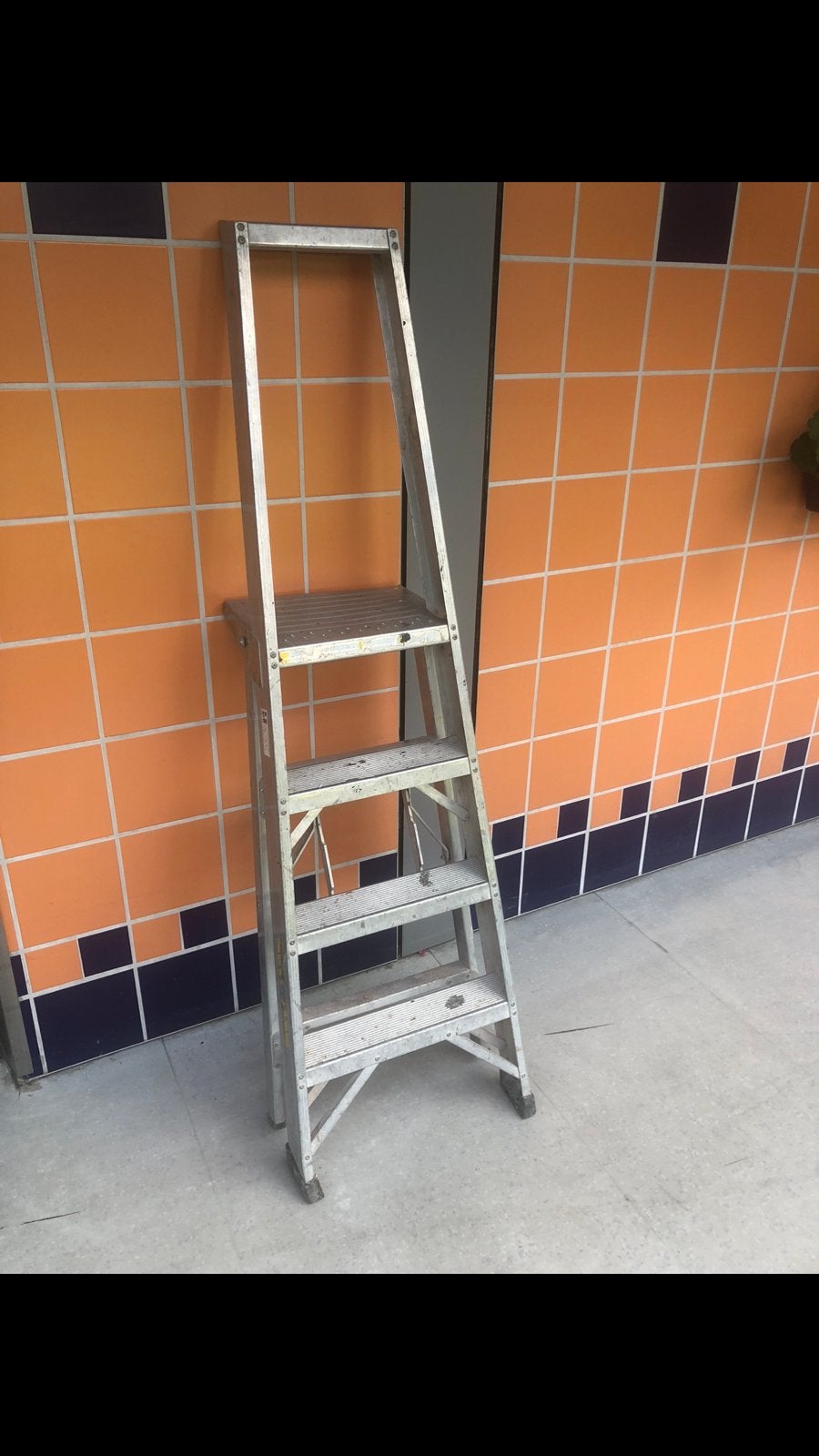 Bouw ladder, Doe-het-zelf en Verbouw, Ladders en Trappen, Ophalen, 4 meter of meer