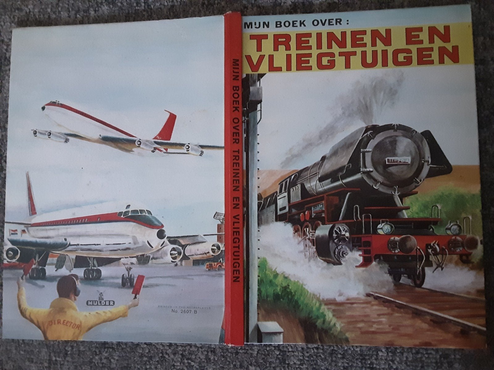 Mijn boek over: Treinen en Vliegtuigen. A.O. Kooyman vintage, Boeken, Ophalen of Verzenden, Zo goed als nieuw, A.O. Kooyman, Trein