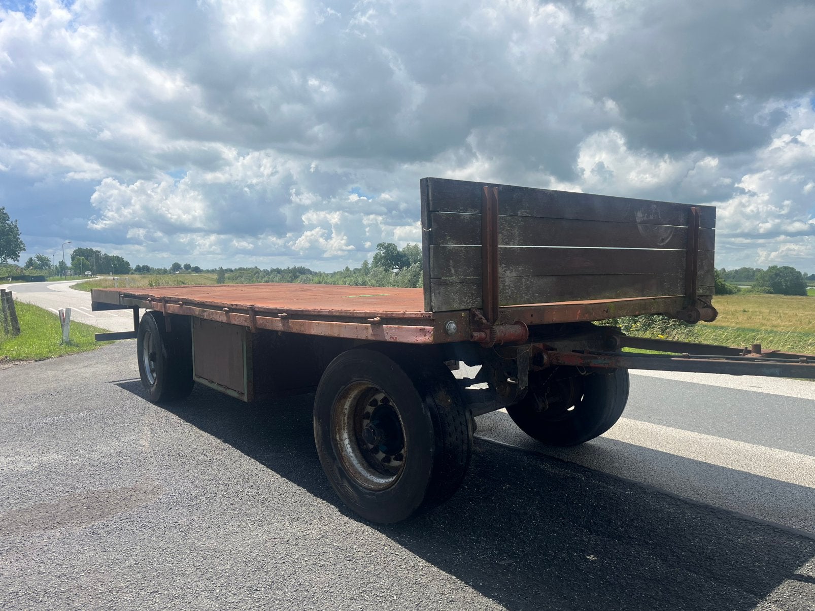 Landbouw wagen Balenwagen plattewagen, Ophalen