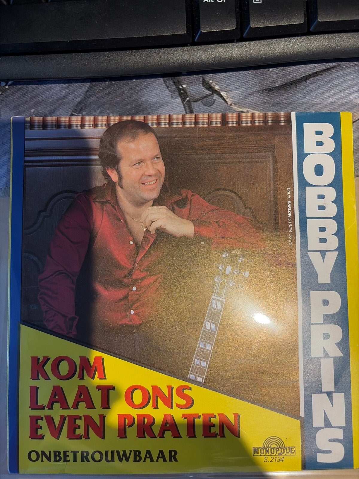 Bobby Prins - Kom Laat Ons Even Praten / Onbetrouwbaar, Cd's en Dvd's, Vinyl Singles, Gebruikt, Originele persing, 7 inch, EP