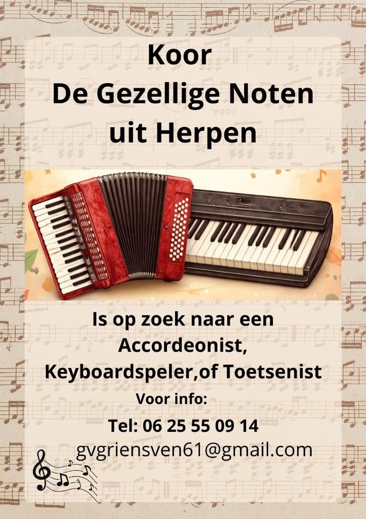 Koor zoekt, Ophalen of Verzenden