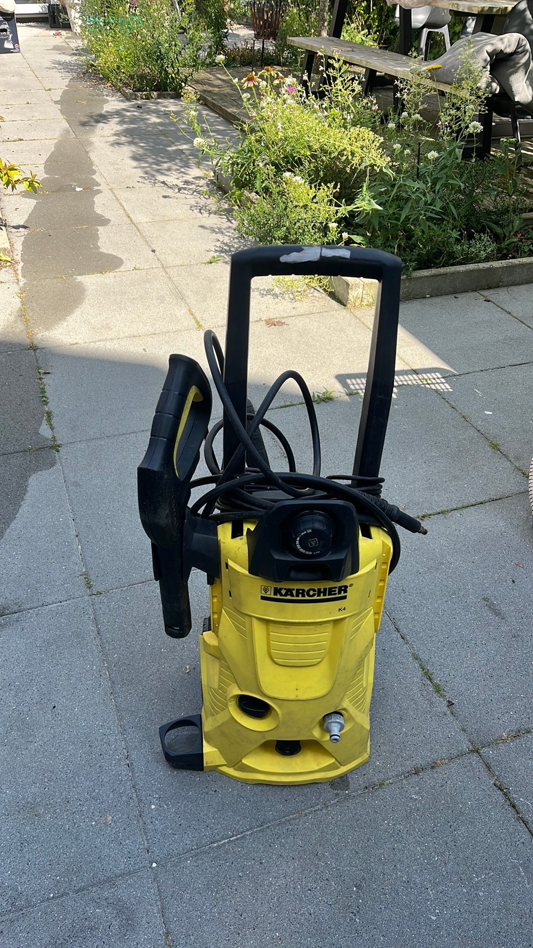 Kärcher k4 voor onderdelen of handige harrie, Ophalen, Gebruikt, Elektrisch