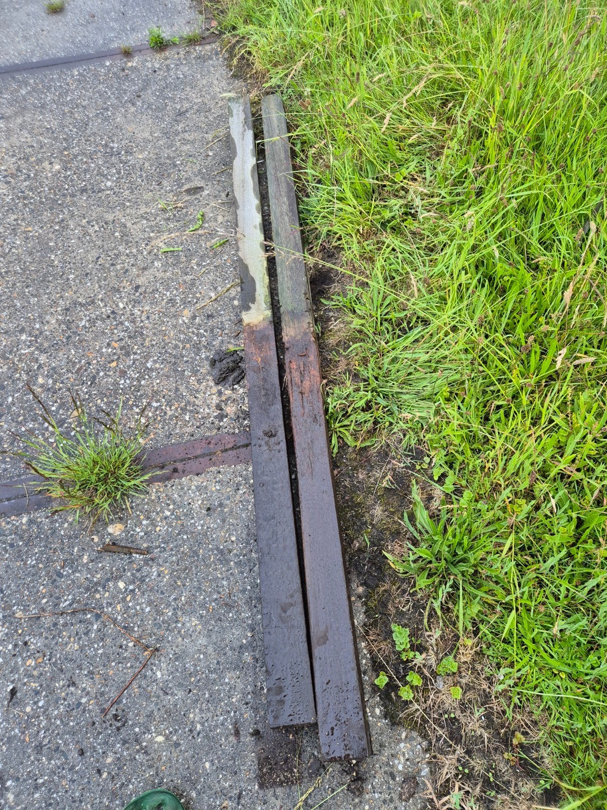Hardhouten palen, Tuin en Terras, Ophalen, Gebruikt, Palen, Hardhout