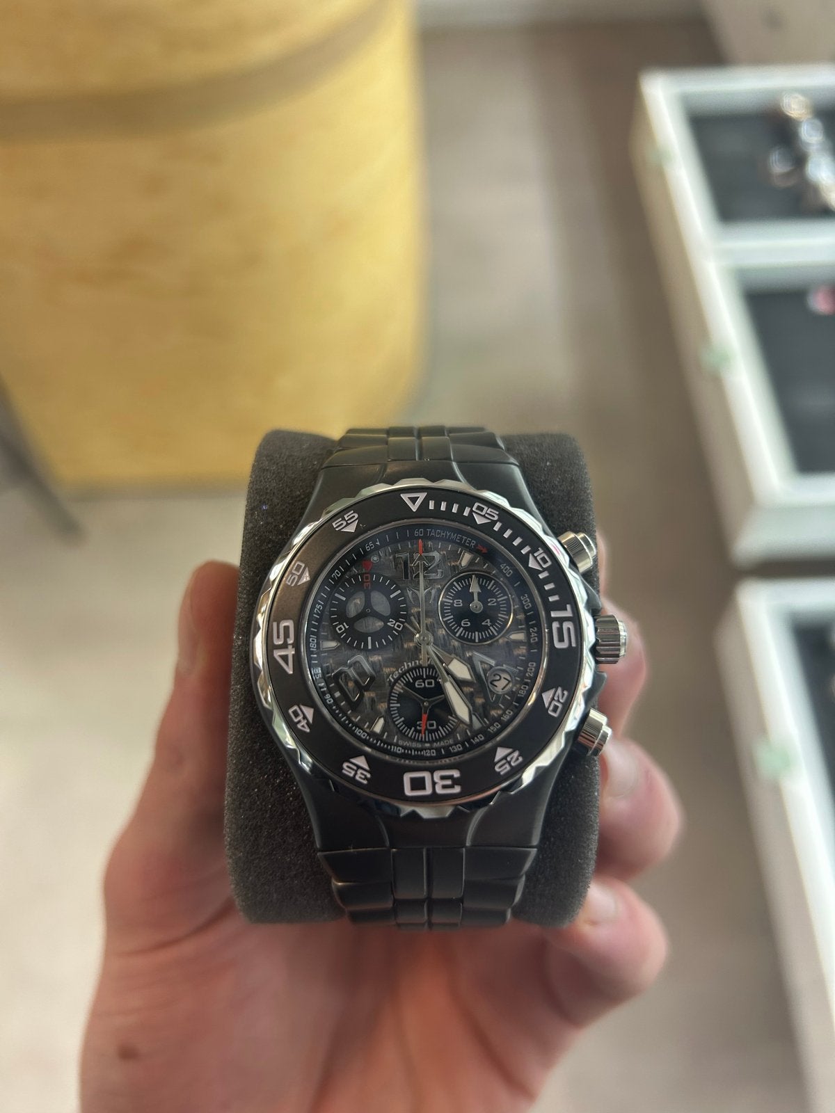TechnoMarine TMY Ceramic Chronograph TMYCB02CM, Sieraden, Tassen en Uiterlijk, Overige merken, Overige materialen, Polshorloge