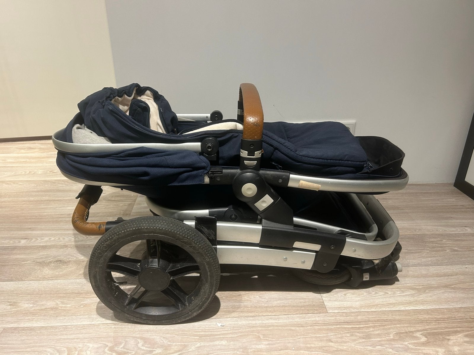 Joolz Geo Combiwagen met reiswieg, zitgedeelte en voetenzak, Gebruikt, Combiwagen, Met reiswieg, Ophalen