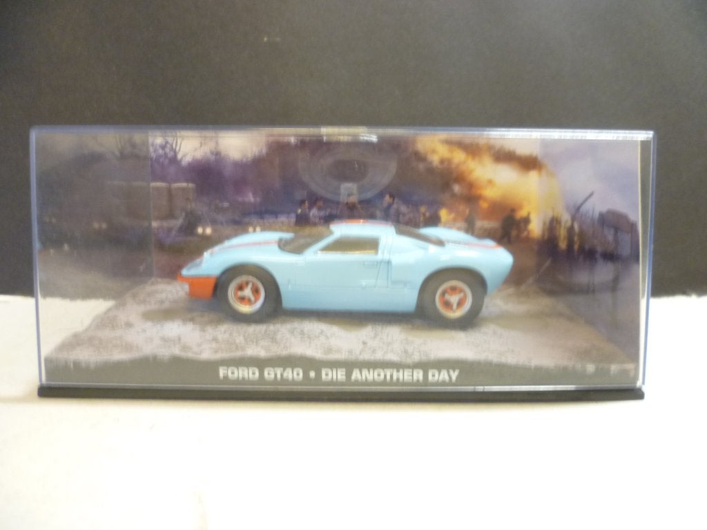 James Bond 007 Ford GT40 Film Die Another Day 1:43 auto, Verzamelen, Ophalen of Verzenden, Nieuw, Film, Beeldje, Replica of Model