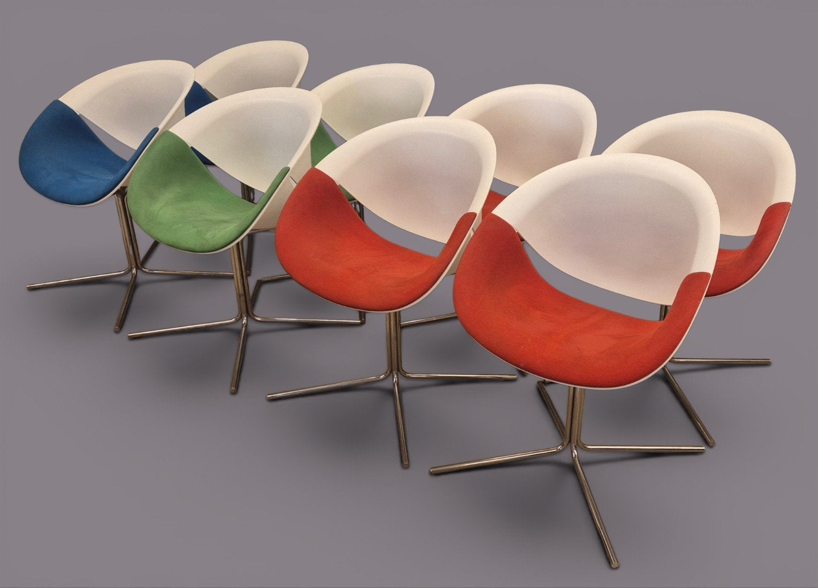 8x Maxdesign So Happy designstoelen Marco Maran, Ophalen, Kunststof, Gebruikt, Overige kleuren