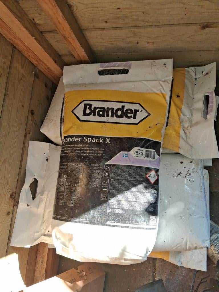 Brander Spack X 25kg zakken, Doe-het-zelf en Verbouw, Ophalen of Verzenden