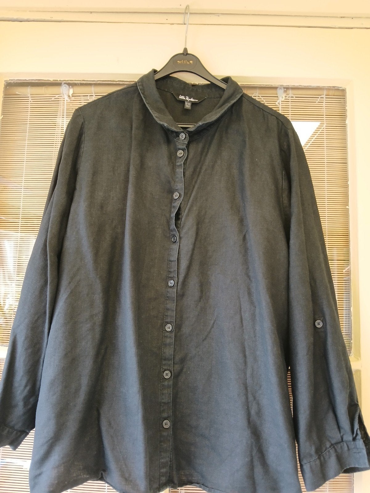 Ulla Popken linnen blouse maat 50, Verzenden, Zwart, Maat 46/48 (XL) of groter, Ulla Popken