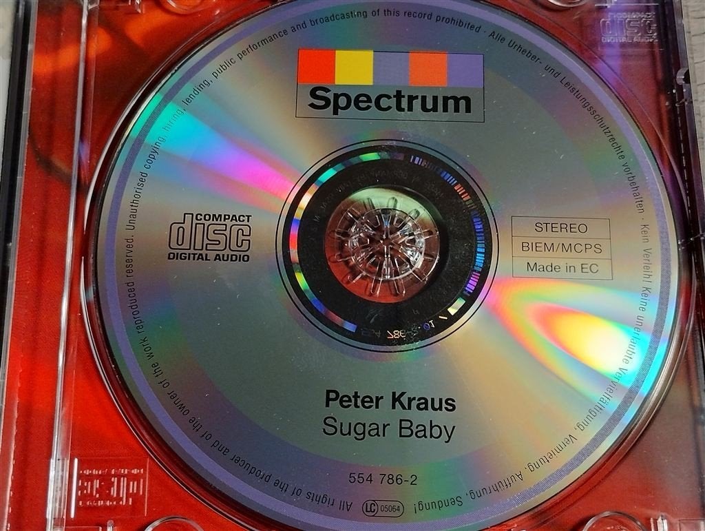 Peter Kraus - Sugar Baby, Ophalen of Verzenden, Zo goed als nieuw