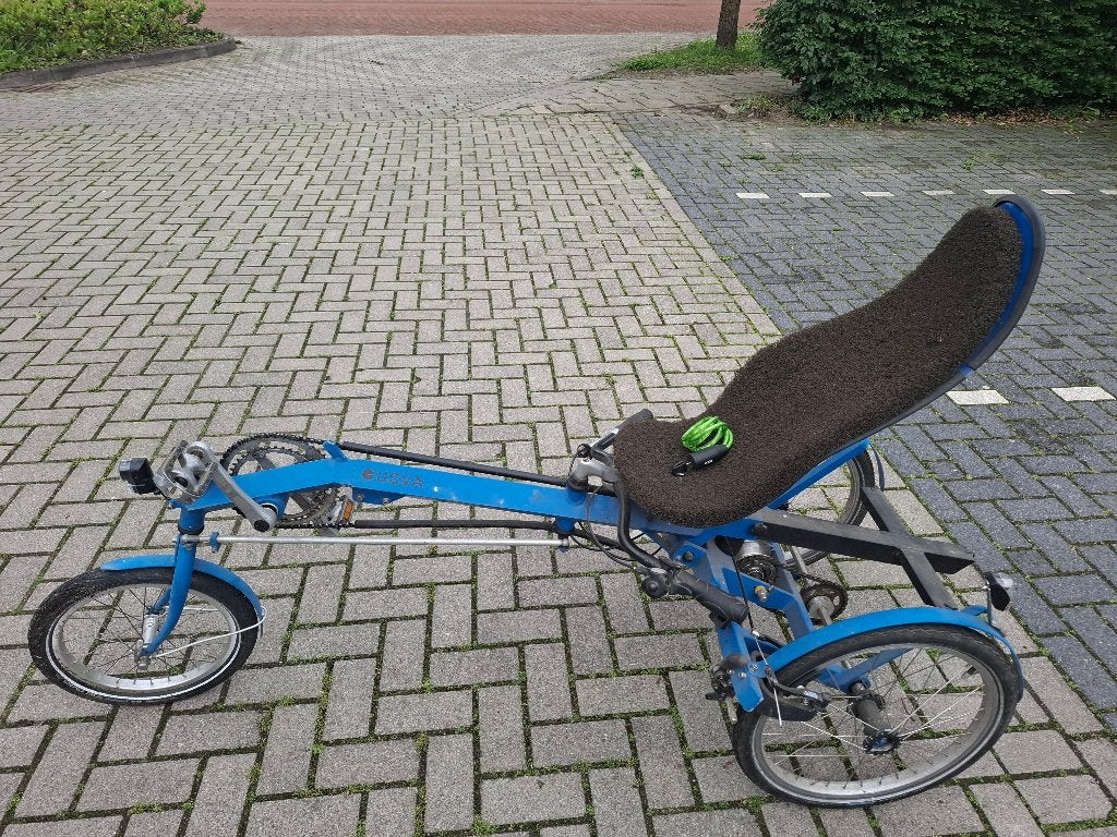 USVA Driewieler Ligfiets - Gebruikt, Ophalen, Gebruikt, Velgrem, Onderstuur