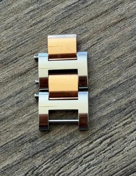 Cartier Ballon Bleu 18k Roségoud Stalen 2x Schakel 14mm, Ophalen of Verzenden, Zo goed als nieuw