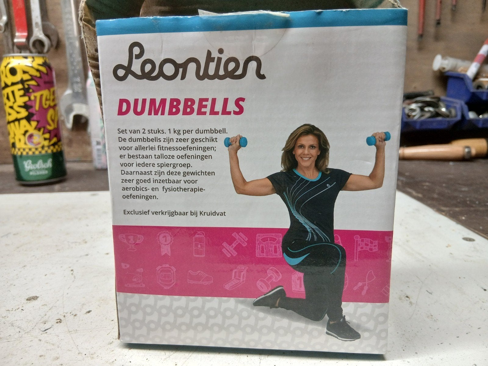 Bumbbells leontien 2 maal 1 kilo, Ophalen, Zo goed als nieuw, Armen, Dumbbell