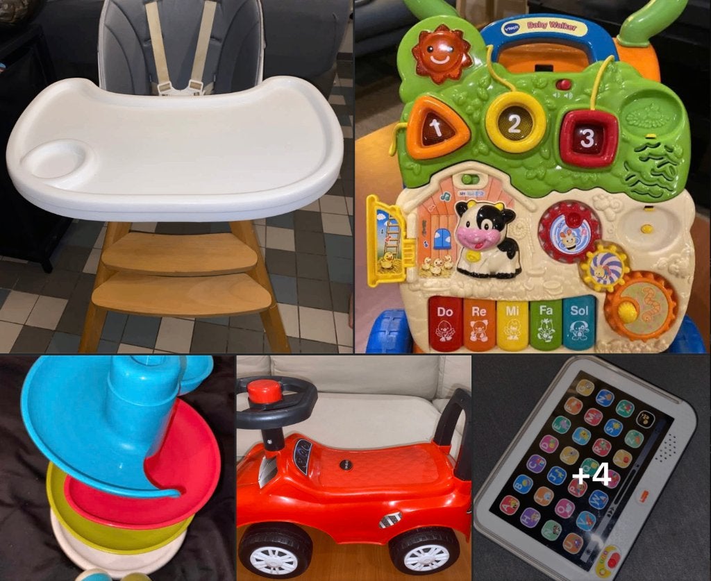 Grote partij baby & peuter speelgoed + Stoel (Los te koop!), Ophalen, Nieuw, Overige typen, Met licht