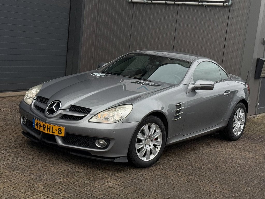 Mercedes-Benz SLK-klasse 200 K. | Automaat | Xenon | Leder, Auto's, Mercedes-Benz, Achterwielaandrijving, Gebruikt, Zwart, 4 cilinders