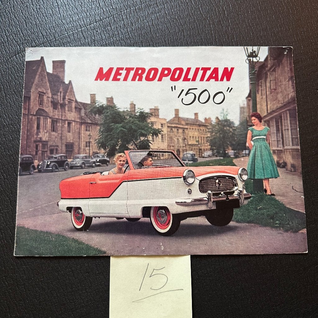 #15) METROPOLITAN 1500 - 1959, Verzenden, Gelezen, Overige merken