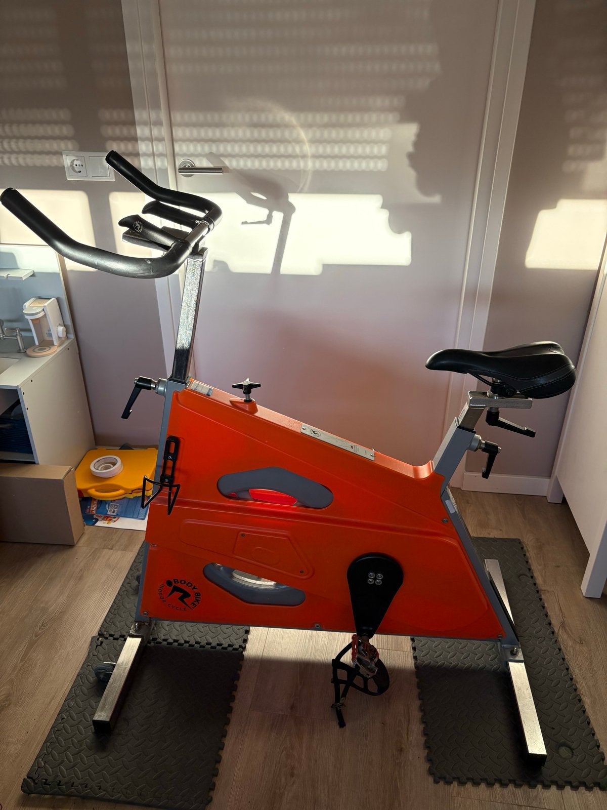 Body Bike Spinningfiets - Gebruikt maar in goede staat, Ophalen, Gebruikt, Spinningfiets, Metaal