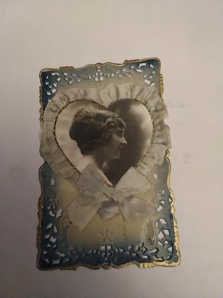 EEN VINTAGE ANTIEKE VALENTIJNSKAART OP ANTIEK PAPIER, Ophalen of Verzenden, Voor 1920, Overige thema's