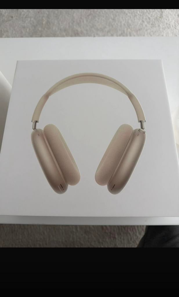 Airpods max starlight gold, Verzenden, Nieuw, Bluetooth