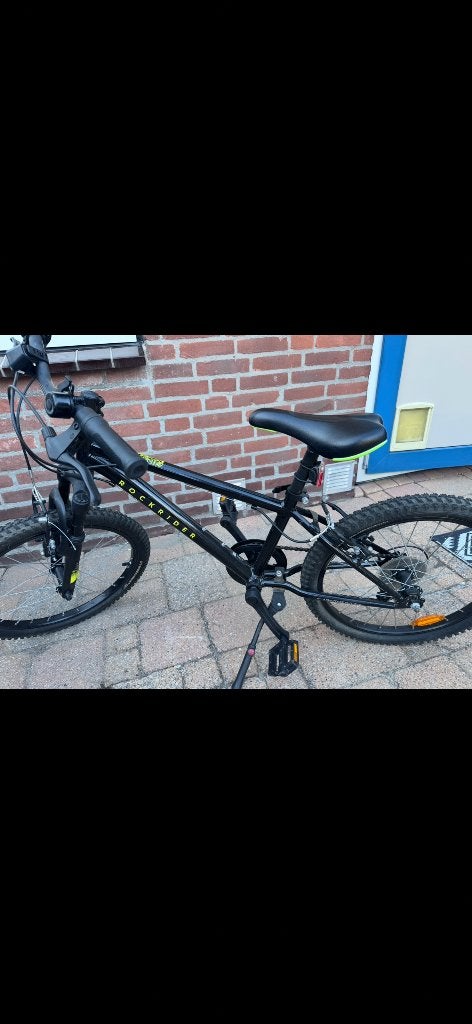 Fiets 20” Rockrider zwart, Ophalen, Zo goed als nieuw, 20 inch of meer, Rockrider