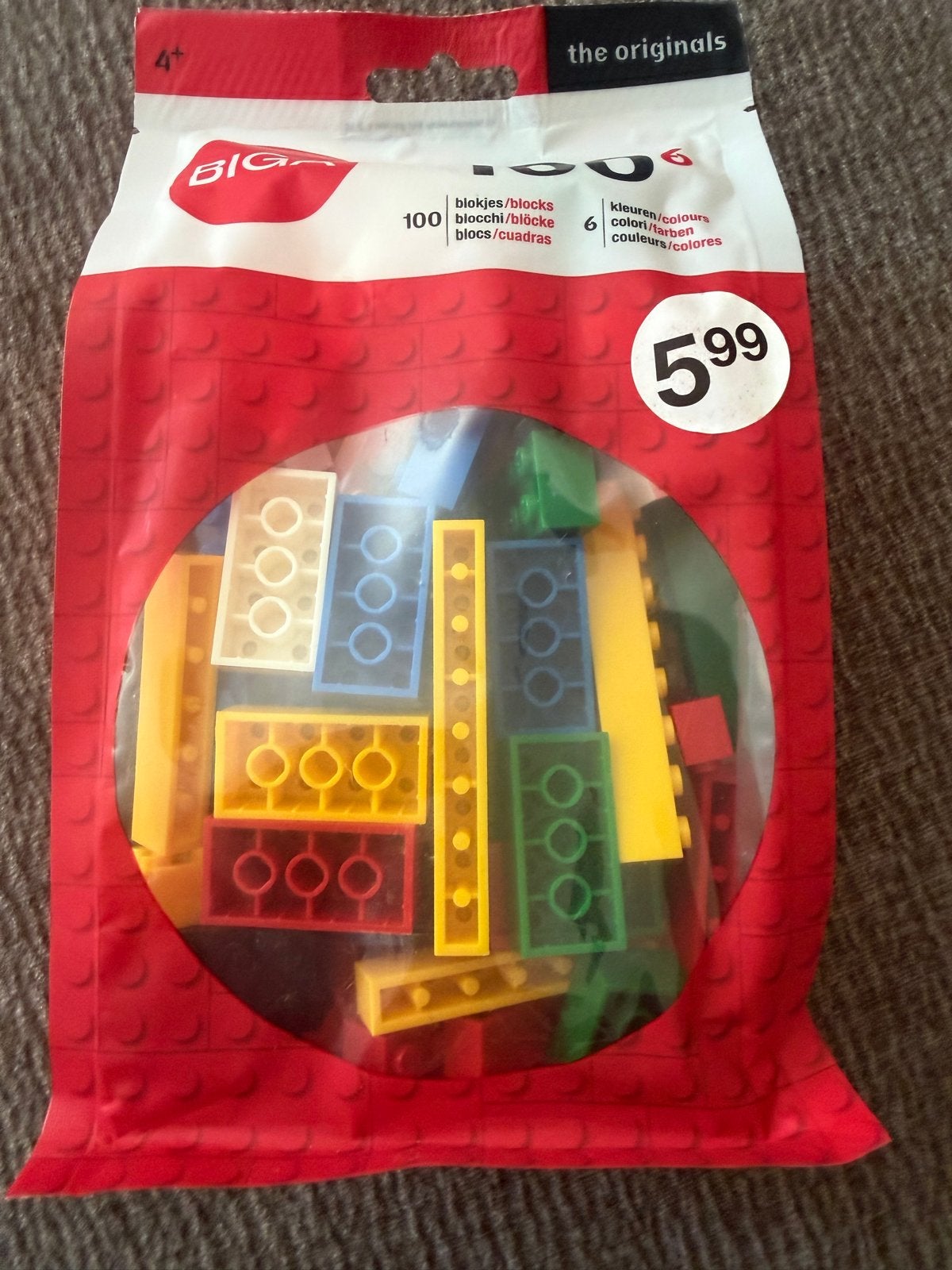 Biga bouwblokken - 100 stuks - Nieuw in verpakking 15 zakken, Ophalen, Nieuw, Overige merken