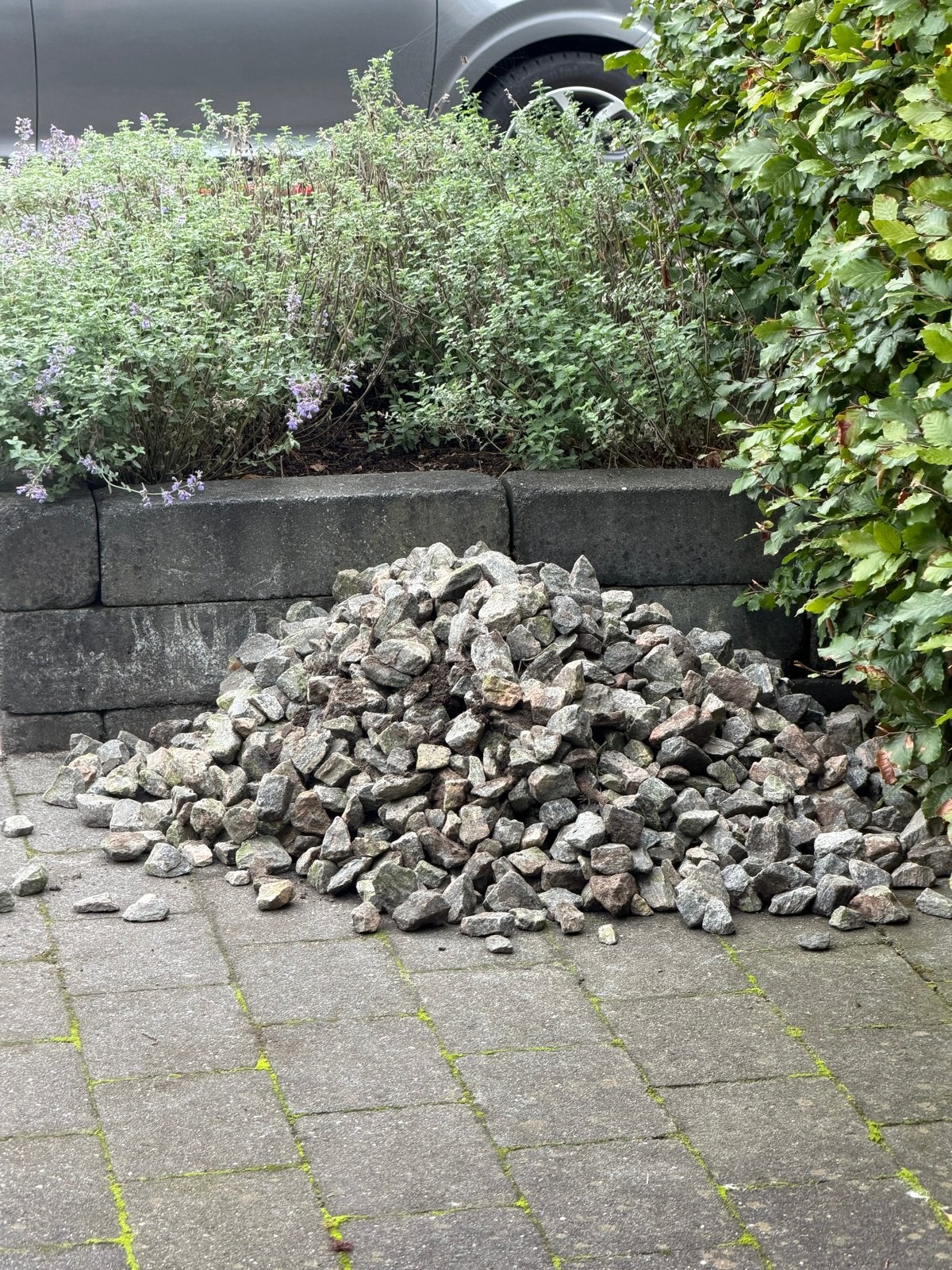 Gratis Graniet Rood/Grijs - Zelf Scheppen en Vervoeren, Gebruikt, Graniet, Ophalen of Verzenden, Grind