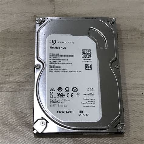 Seagate 1.0TB HDD ST1000DM003, Computers en Software, Harde schijven, Intern, Gebruikt, 1.0TB, Ophalen of Verzenden