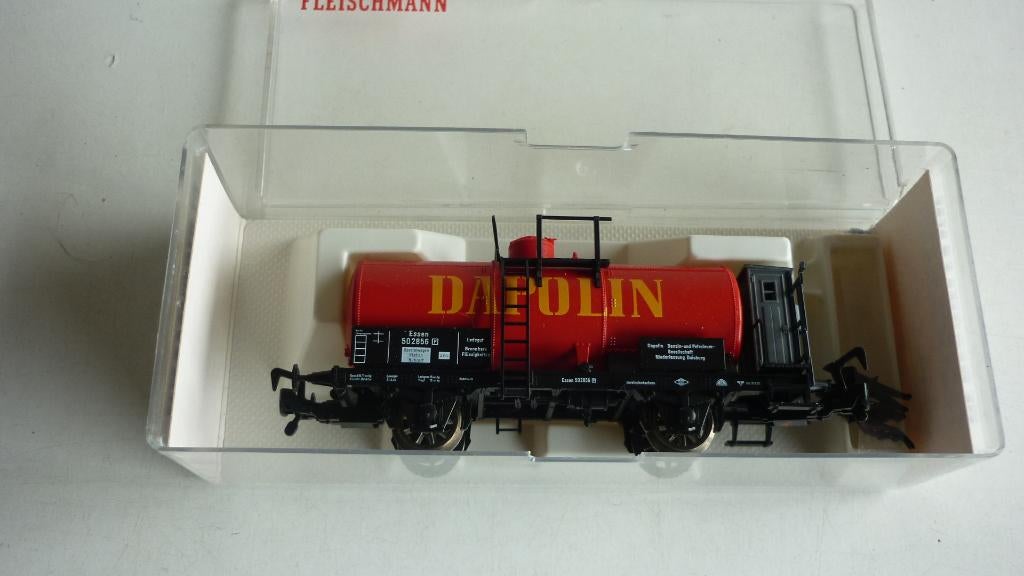 Fleischmann H0 5846 K Dapolin tankwagon in ovp, Hobby en Vrije tijd, Modeltreinen | H0, Gelijkstroom, Fleischmann, Wagon, Ophalen of Verzenden