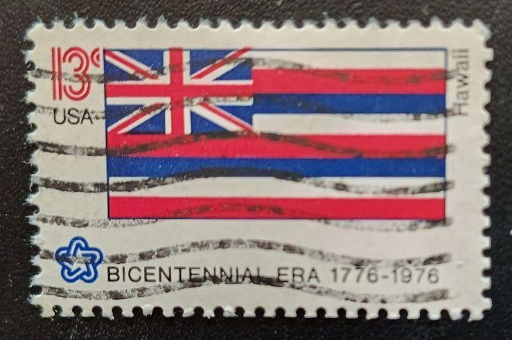 USA vlag van Hawaii, Ophalen of Verzenden, Gestempeld, Noord-Amerika