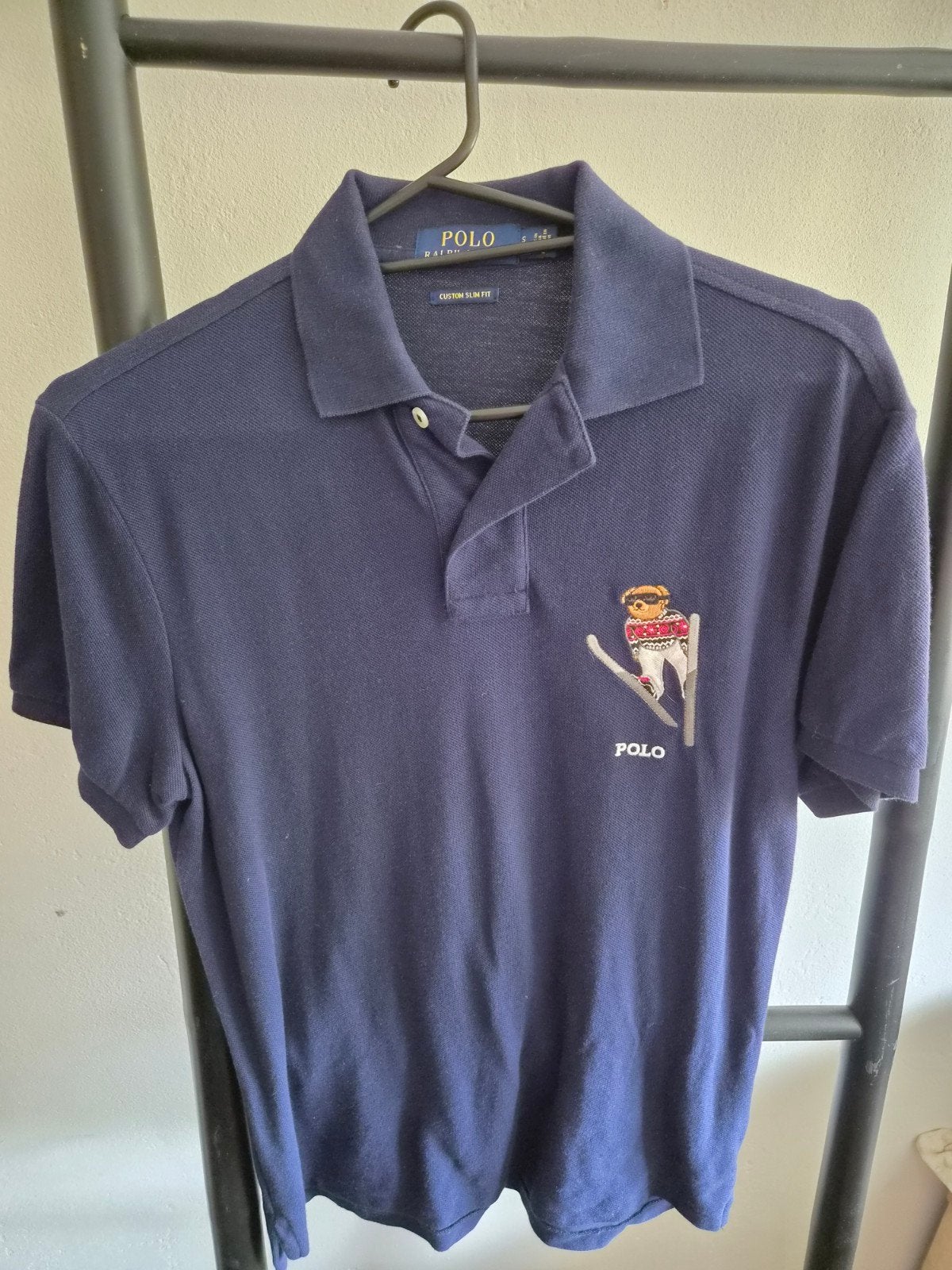 Ralph Lauren Polo Shirt Slim Fit Maat S Nieuw, Blauw, Ralph Lauren, Nieuw, Ophalen of Verzenden