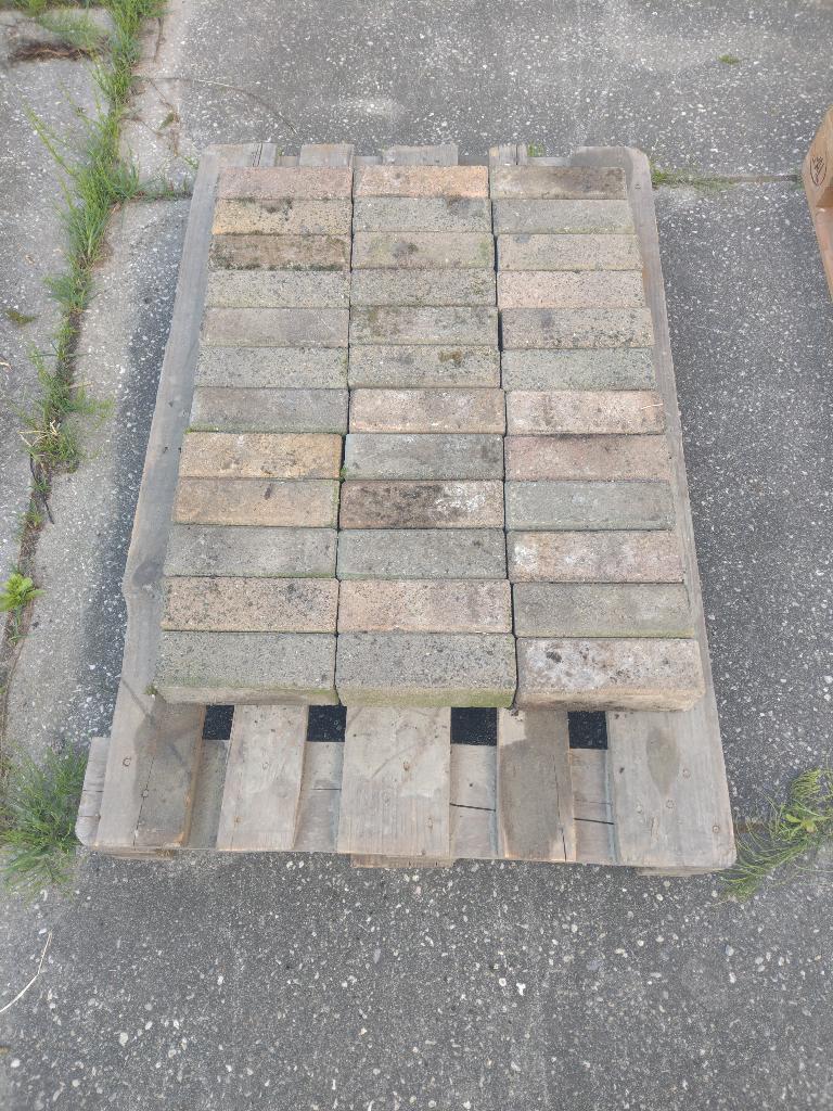stenen l x b x h = 22 x 7 x 8cm, Tuin en Terras, Tegels en Klinkers, Ophalen, Gebruikt, Klinkers, Minder dan 5 m²