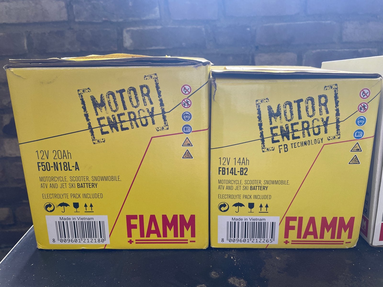 Nieuwe Motoraccu's - Diverse types (12V 14Ah, 12V 20Ah), Motoren, Ophalen, Nieuw
