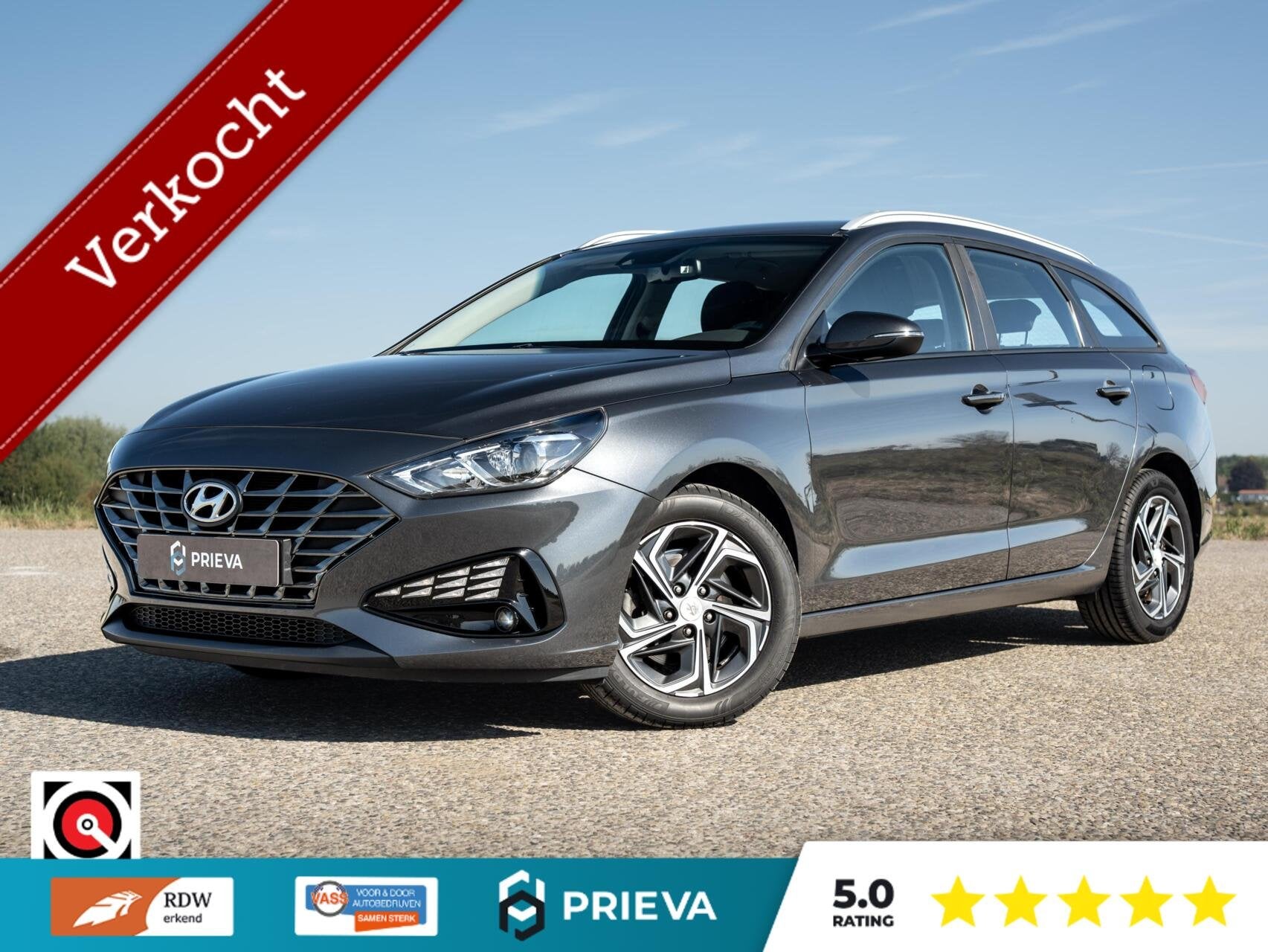 Hyundai i30 CW 1.0 T-GDI Essential 120PK | Dealer| Stoel- &, Auto's, Voorwielaandrijving, Dealer onderhouden, Stof, Gebruikt