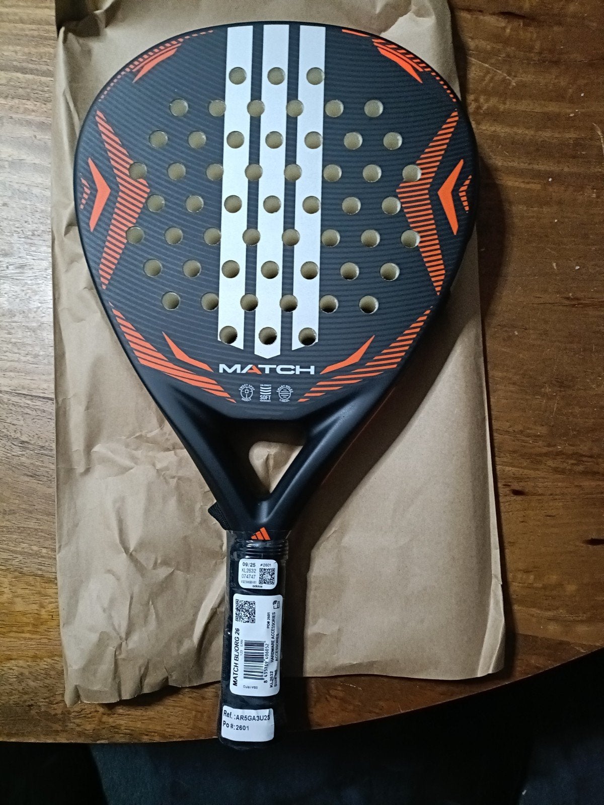 Adidas match black/orange 2026, Ophalen of Verzenden, Nieuw