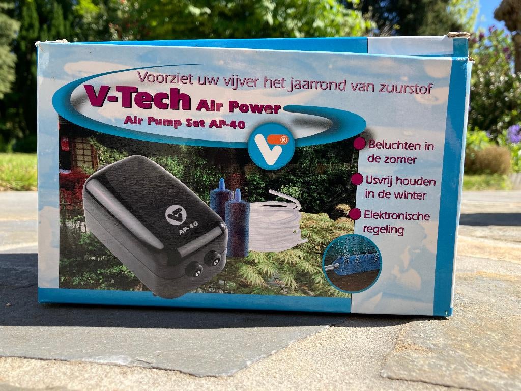 luchtpomp voor vijver VT AP-40, complete set, Tuin en Terras, Vijvers, Ophalen, Gebruikt