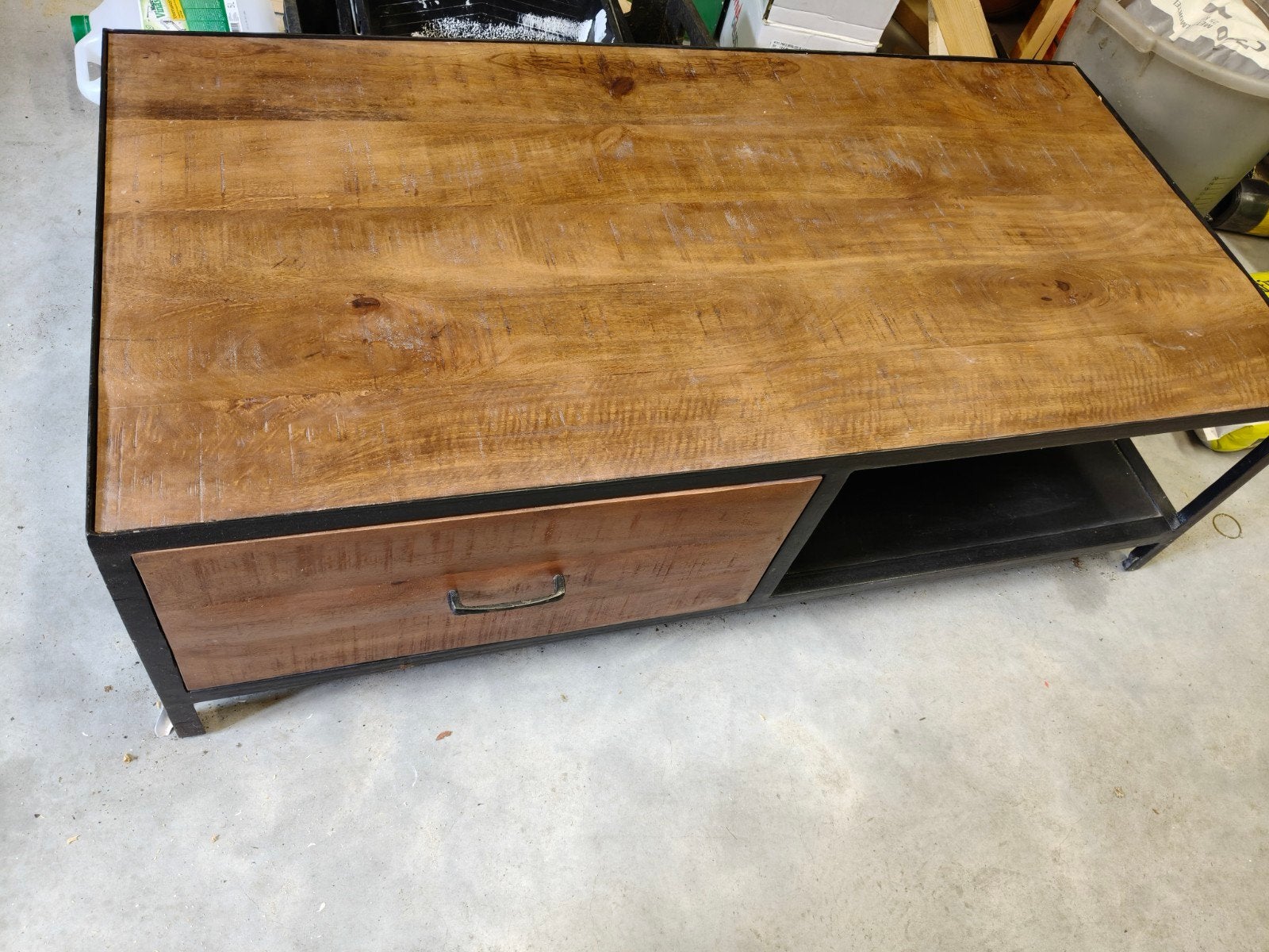 Prachtige salontafel, Ophalen, 100 tot 150 cm, 50 tot 100 cm, Zo goed als nieuw