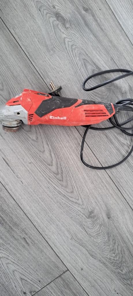 Einhell TE-AG 125/750 Haakse Slijper - Gebruikt, Doe-het-zelf en Verbouw, Gereedschap | Slijpmachines, Ophalen of Verzenden, Gebruikt