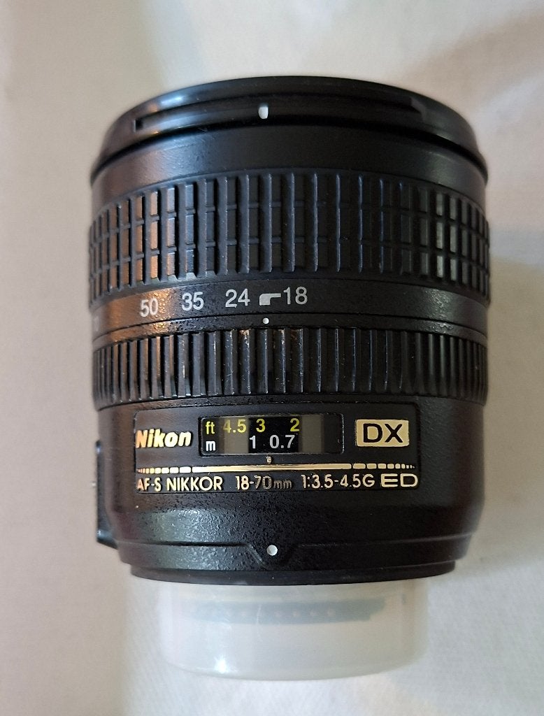 Nikon lens Nikkor AF-S 18-70mm f /3.5-4.5 G ED, Gebruikt, Autofocus, Nikon, Ophalen of Verzenden