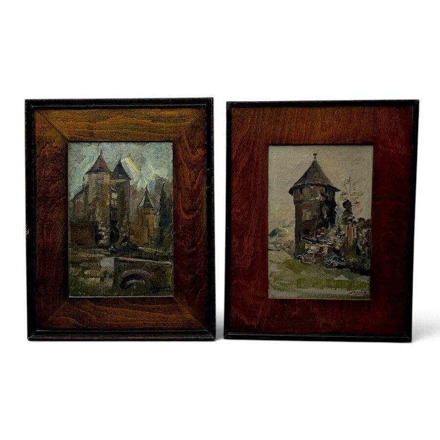 Jos Narinx (1889-1943), twee werken, Antiek en Kunst, Ophalen of Verzenden