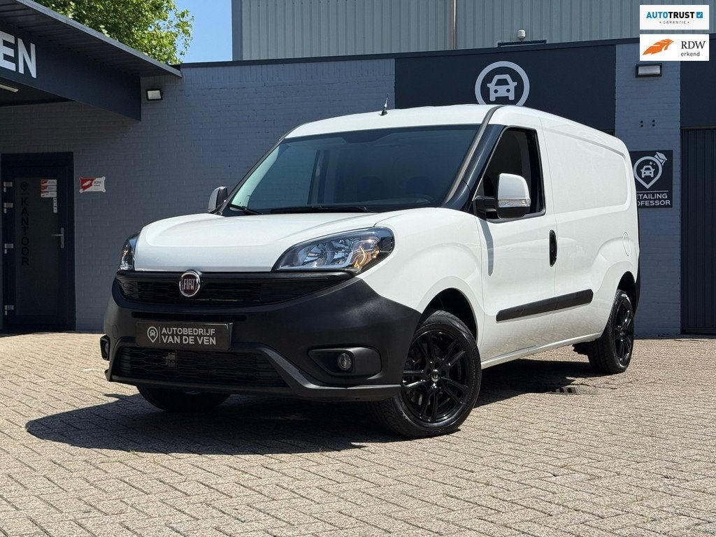 Fiat Doblò 1.4 L2 Maxi | 7 DKM | UNIEK! | A/C | 3 Zits, Auto's, Bestelauto's, Voorwielaandrijving, Stof, Gebruikt, Zwart