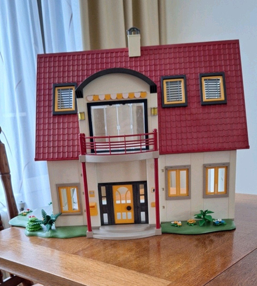 NIEUW GROOT INGERICHT PLAYMOBIL MODERNE VILLA MET ECHT WERKE, Ophalen of Verzenden, Nieuw, Complete set, Gebouw