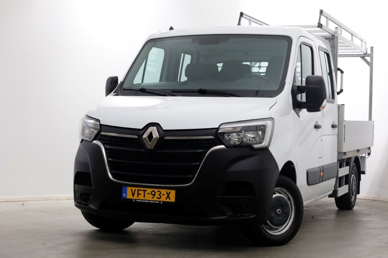 Renault Master T35 2.3 dCi 135pk L2 D.C. Open Laadbak Airco/, Auto's, Voorwielaandrijving, Dealer onderhouden, 136 pk, Gebruikt