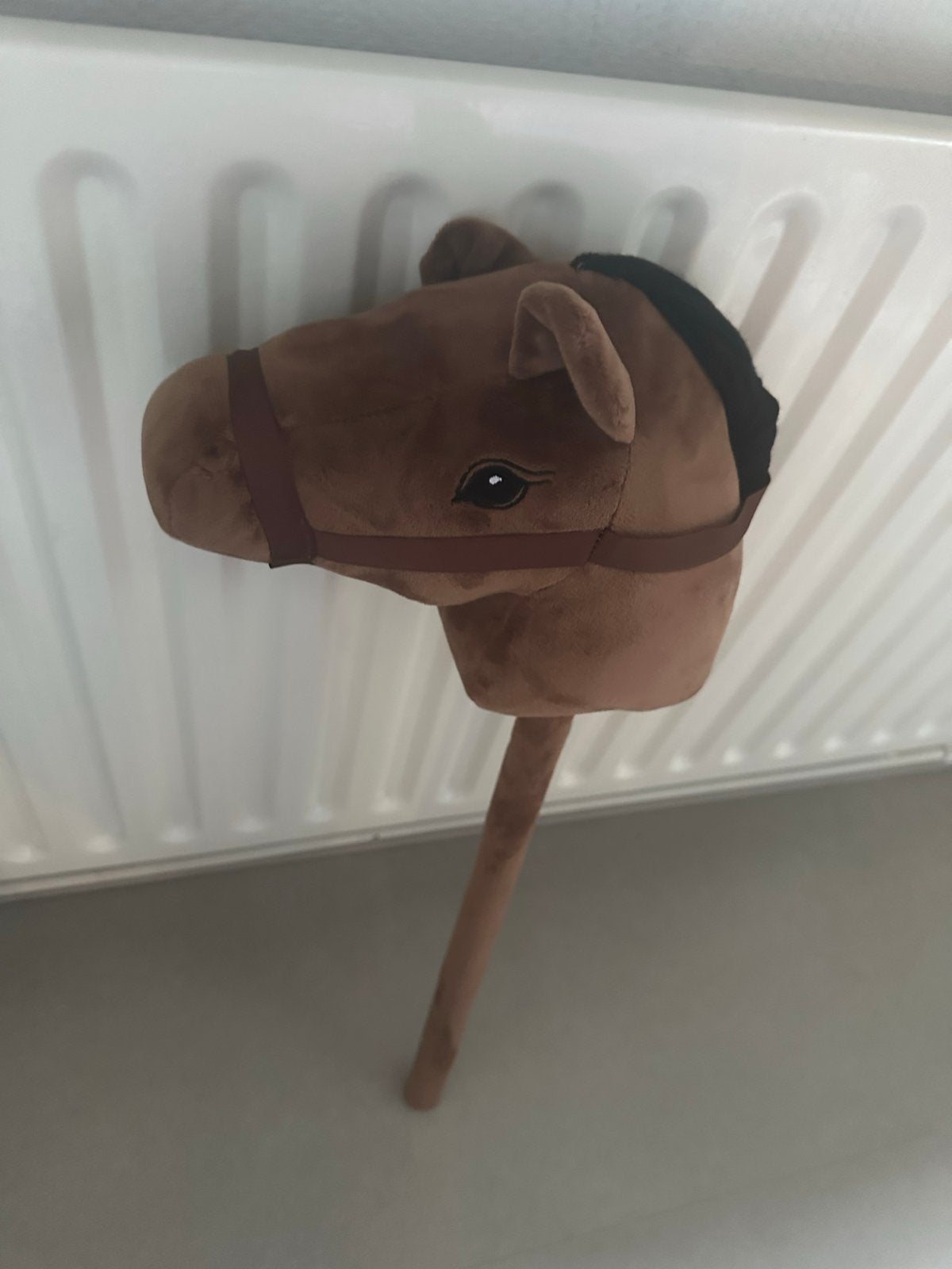 Stok paardje bruin, Ophalen of Verzenden, Zo goed als nieuw, Jongen of Meisje
