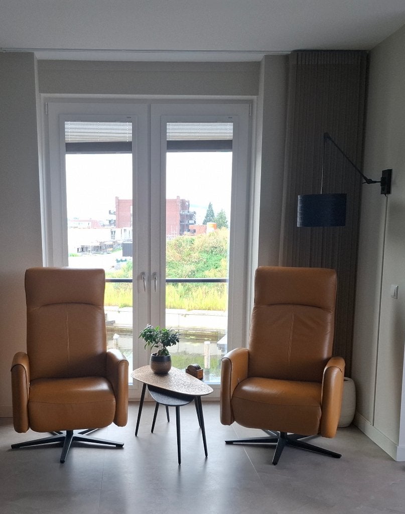 modern relax fauteuil, Ophalen, 75 tot 100 cm, Zo goed als nieuw, Moderne uitstraling