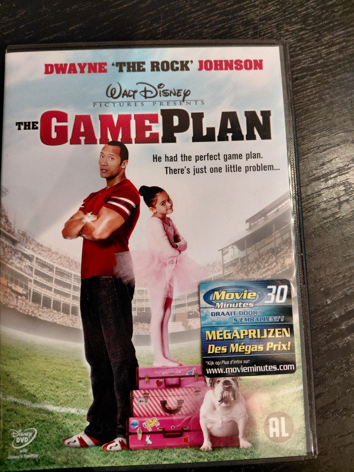 Dvd Game plan, Ophalen of Verzenden, Zo goed als nieuw, Actiekomedie