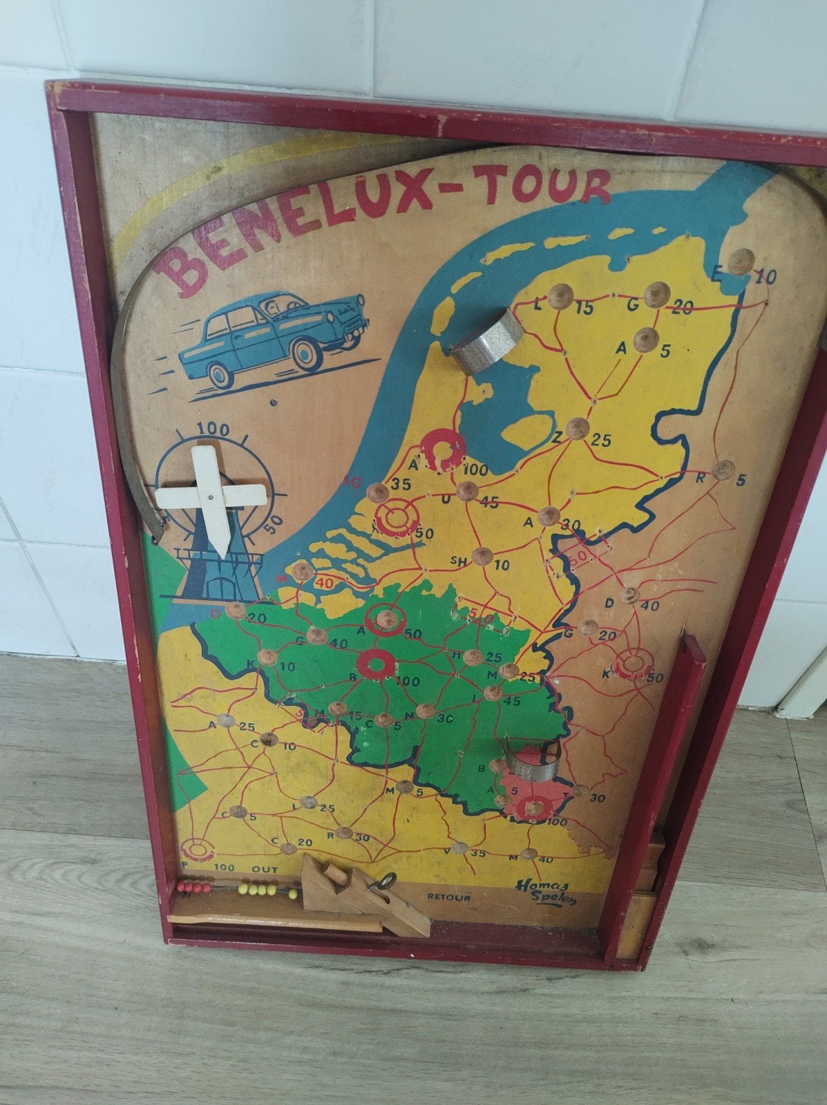 Vintage flipperspel DAF, Ophalen of Verzenden