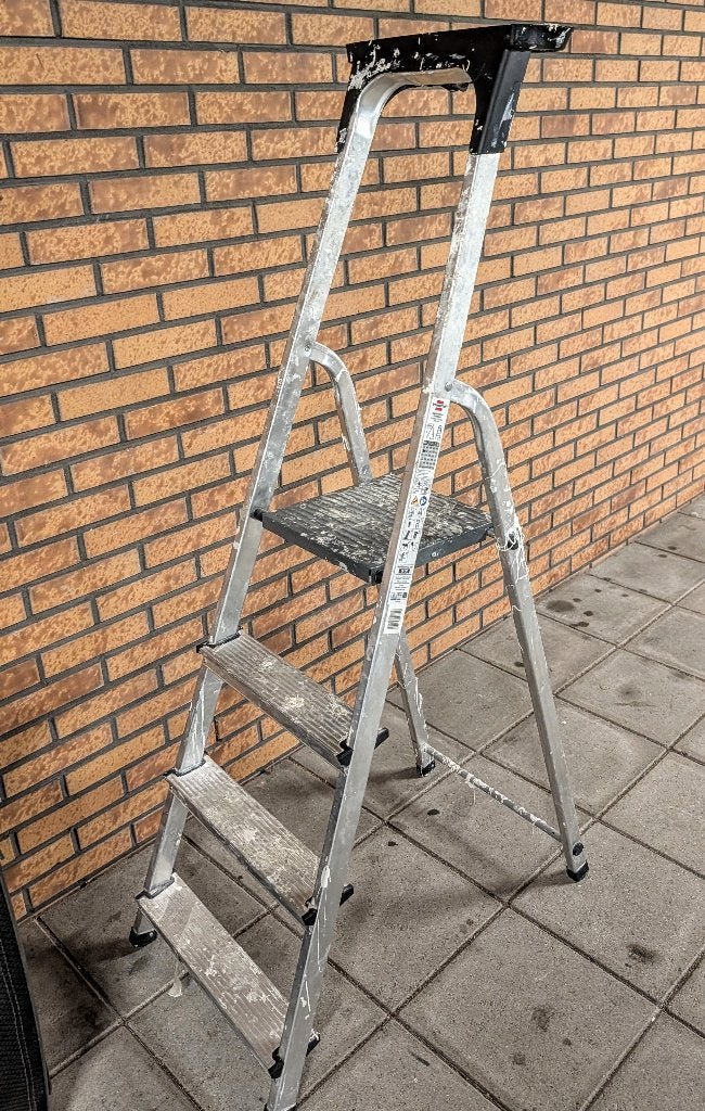 Brennenstuhl Aluminium Huishoudtrap - 4 Treden, Ophalen, Gebruikt, Trap, Minder dan 2 meter