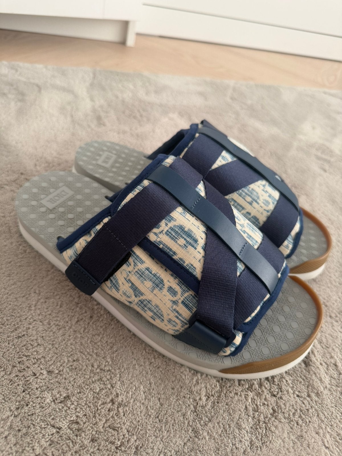 Dior sandalen 43, Kleding | Heren, Schoenen, Zo goed als nieuw, Zwart, Ophalen of Verzenden