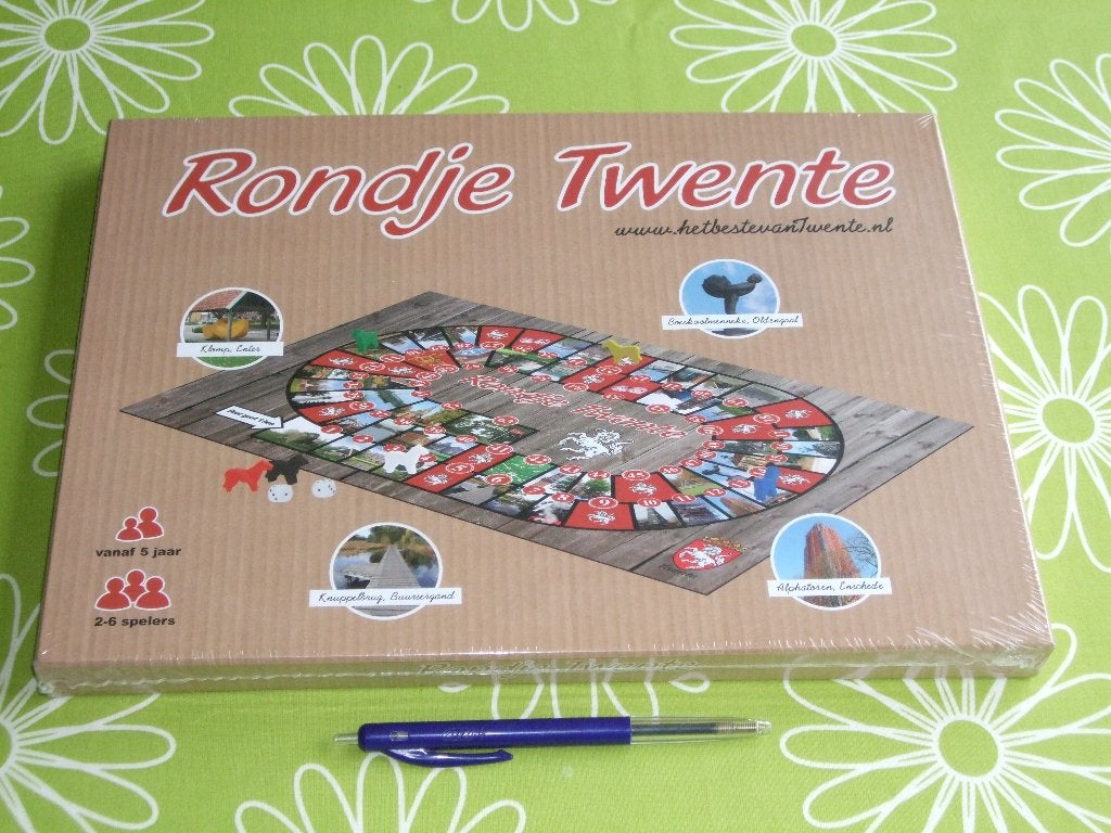 Nieuw in seal: Rondje Twente - Ganzenbord op zijn Twents, Vijf spelers of meer, Ophalen of Verzenden, Nieuw