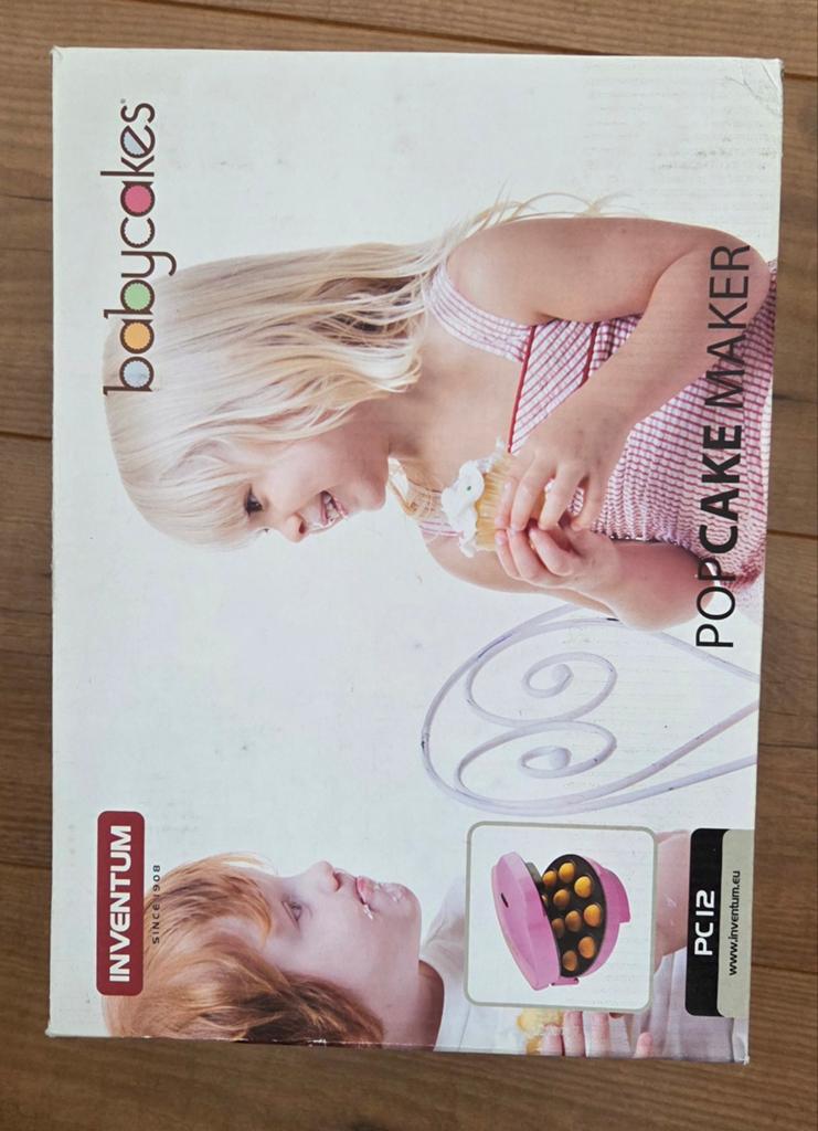Inventum Babycakes Popcake Maker PC12 - Roze, Ophalen, Zo goed als nieuw